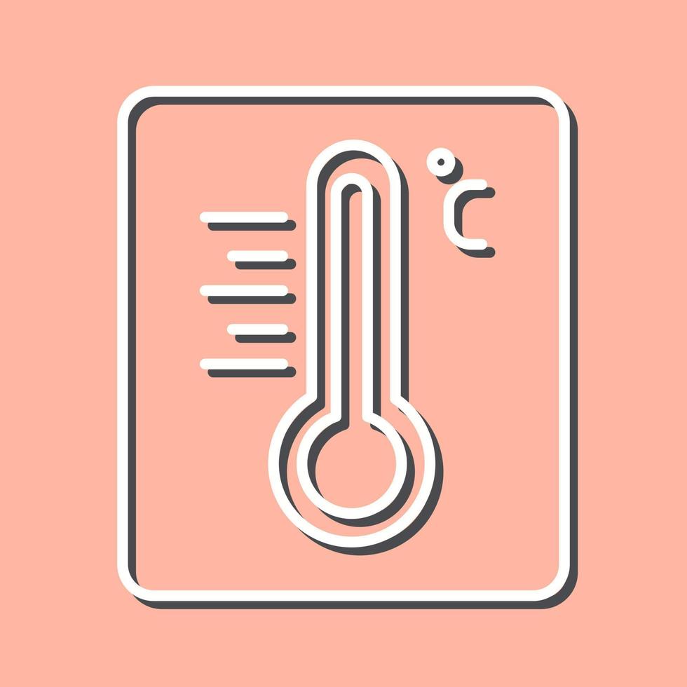 thermometer vector pictogram