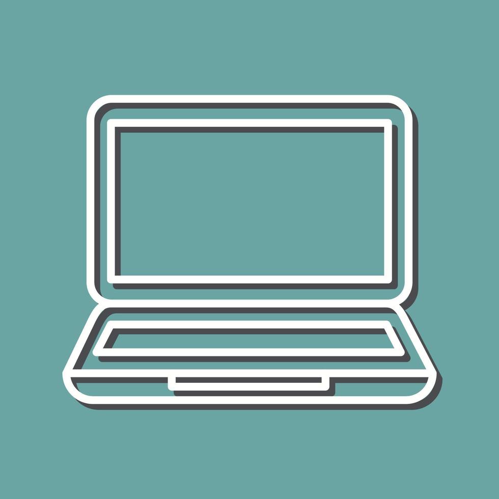 laptop vector pictogram