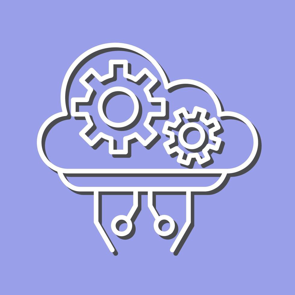 cloud computing vector icon