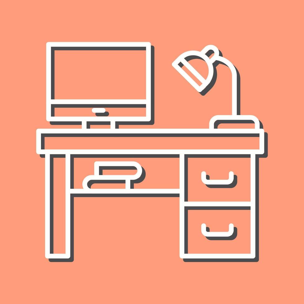 bureau vector pictogram