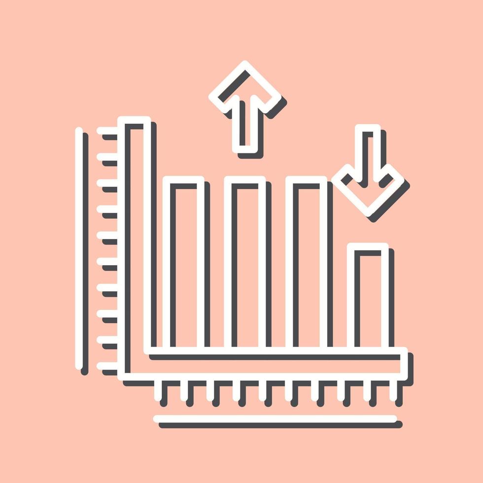 bar diagram vector icoon