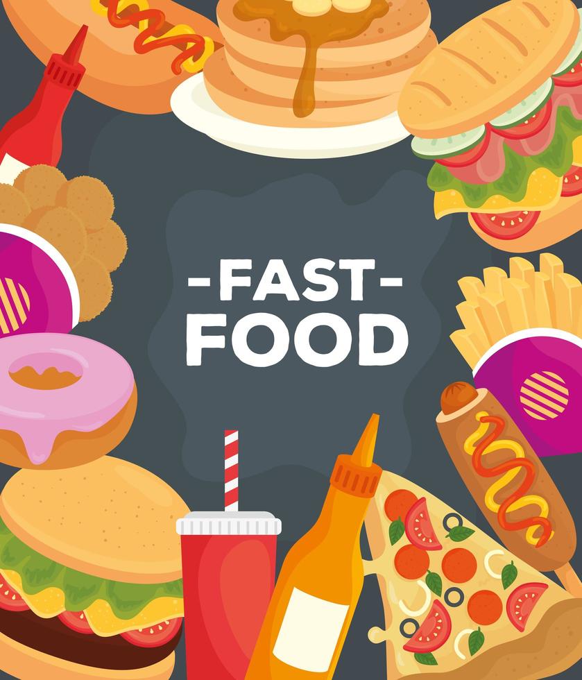 fastfood banner vector