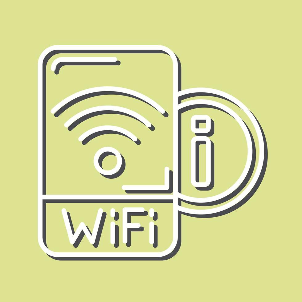 Wifi signaal vector icoon