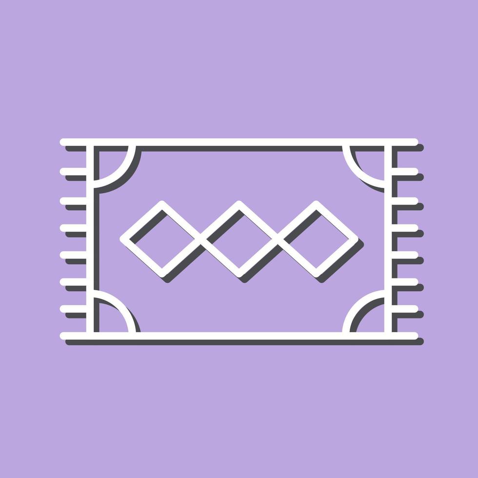 tapijt vector icoon