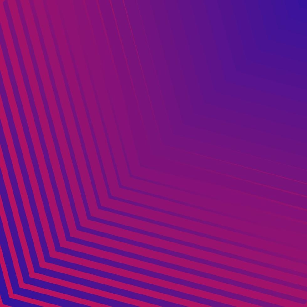 abstracte blauwe en roze neon verloop strepen, lijn patroon achtergrond en textuur. vector