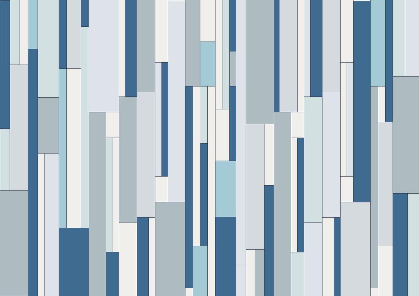 abstracte geometrische verticale rechthoek strepen, patroon blauwe kleur Toon achtergrond en textuur. vector