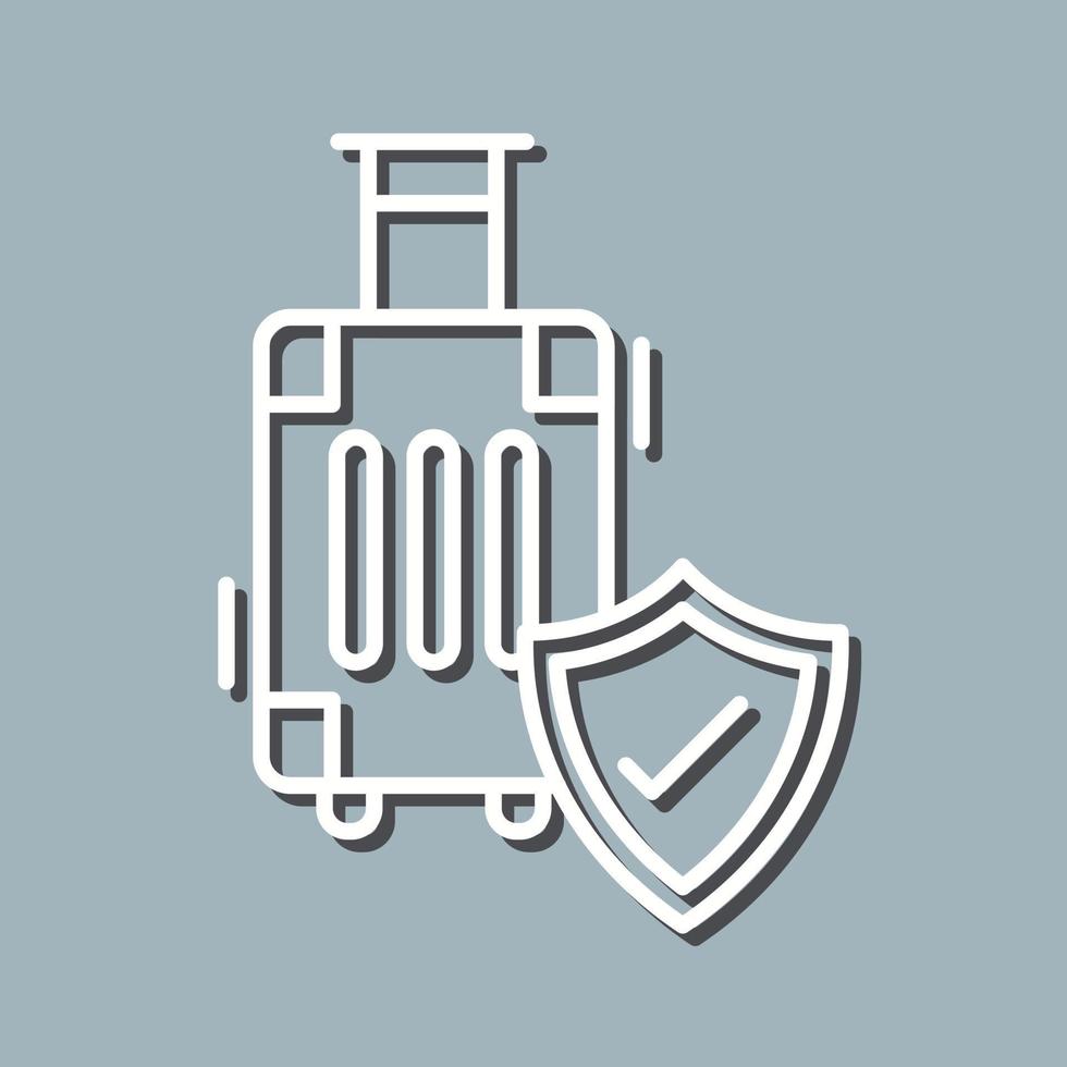 reisverzekering vector icon