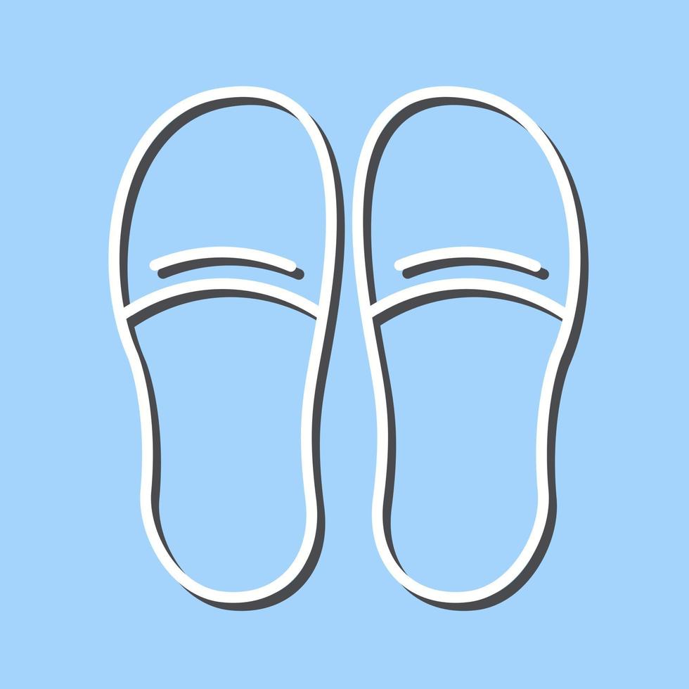 slippers vector icoon