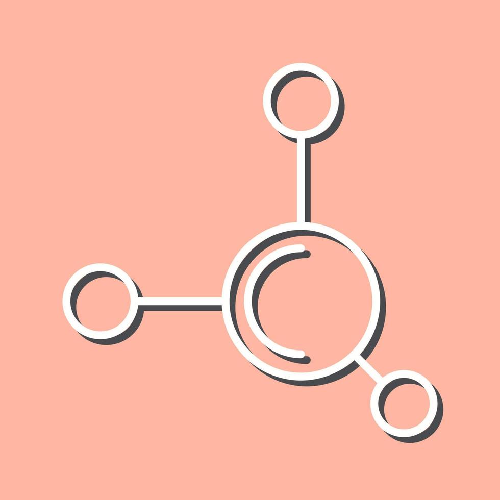 molecuul vector pictogram