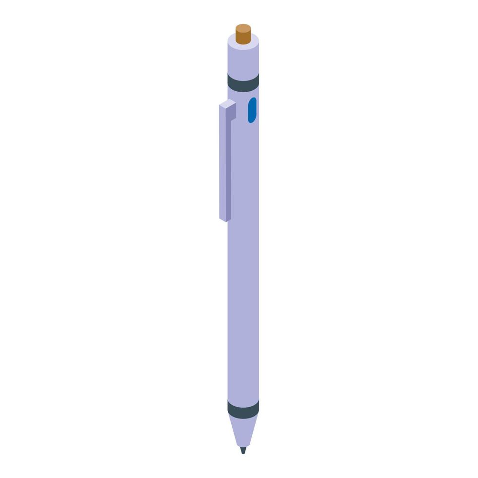 kantoor digitaal pen icoon isometrische vector. tablet stylus vector