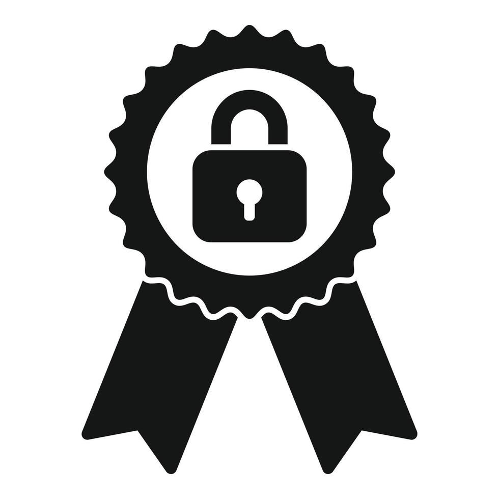 embleem ssl certificaat icoon gemakkelijk vector. web beveiligen vector