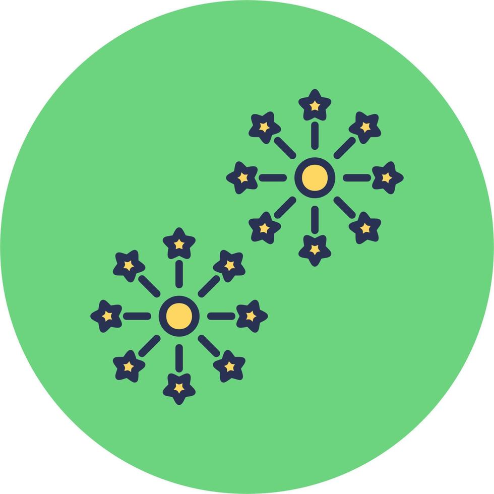 vuurwerk vector pictogram