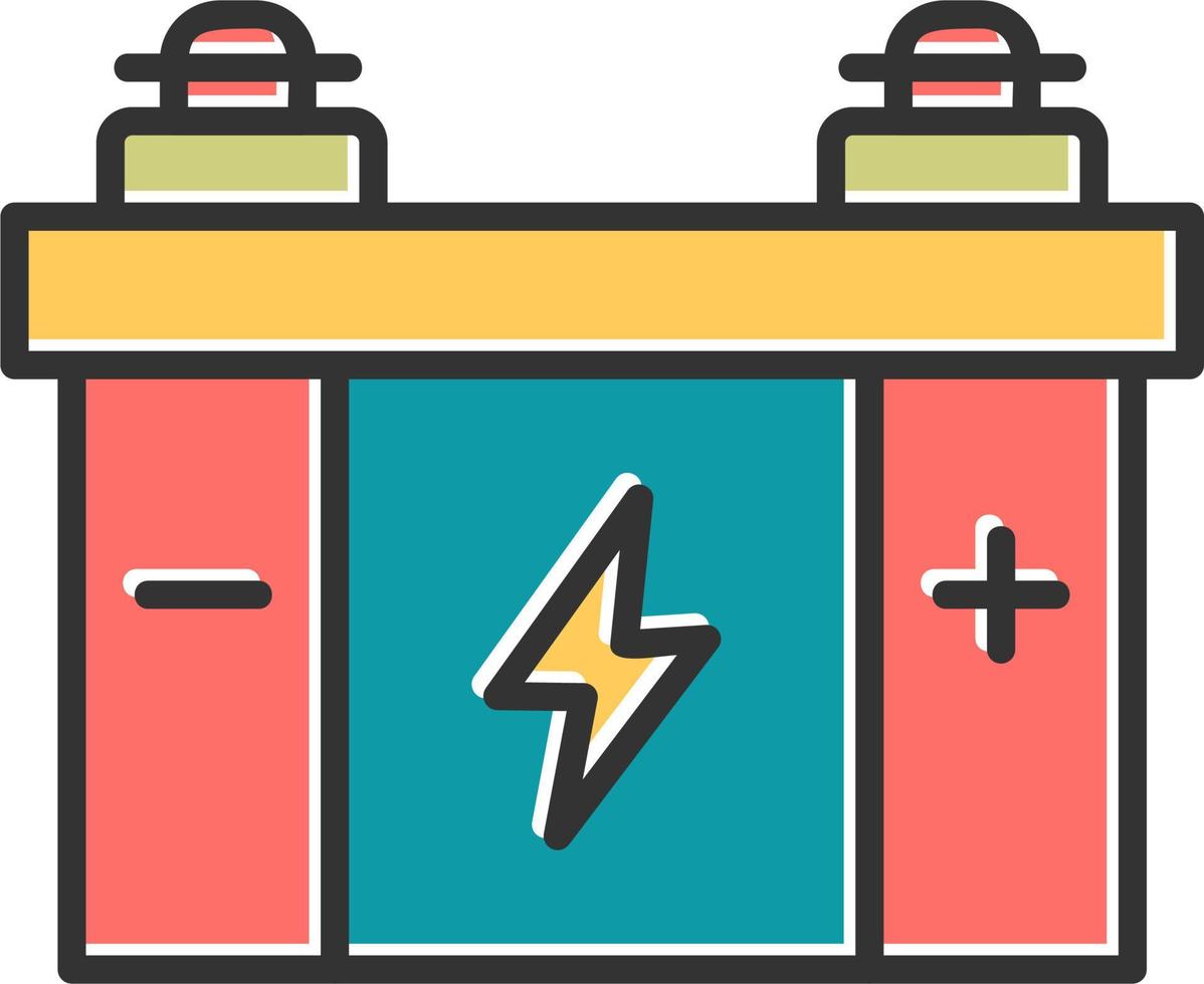 auto batterij vector pictogram