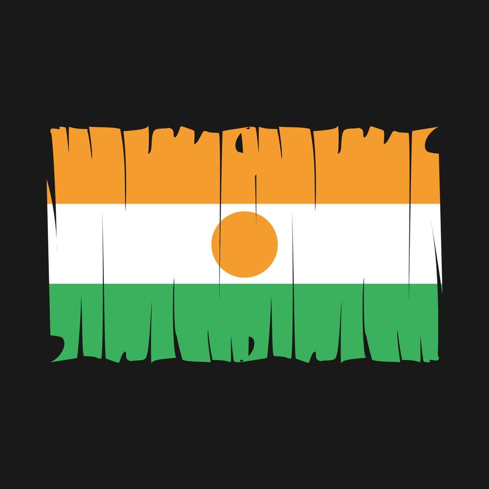 vlag van niger vector