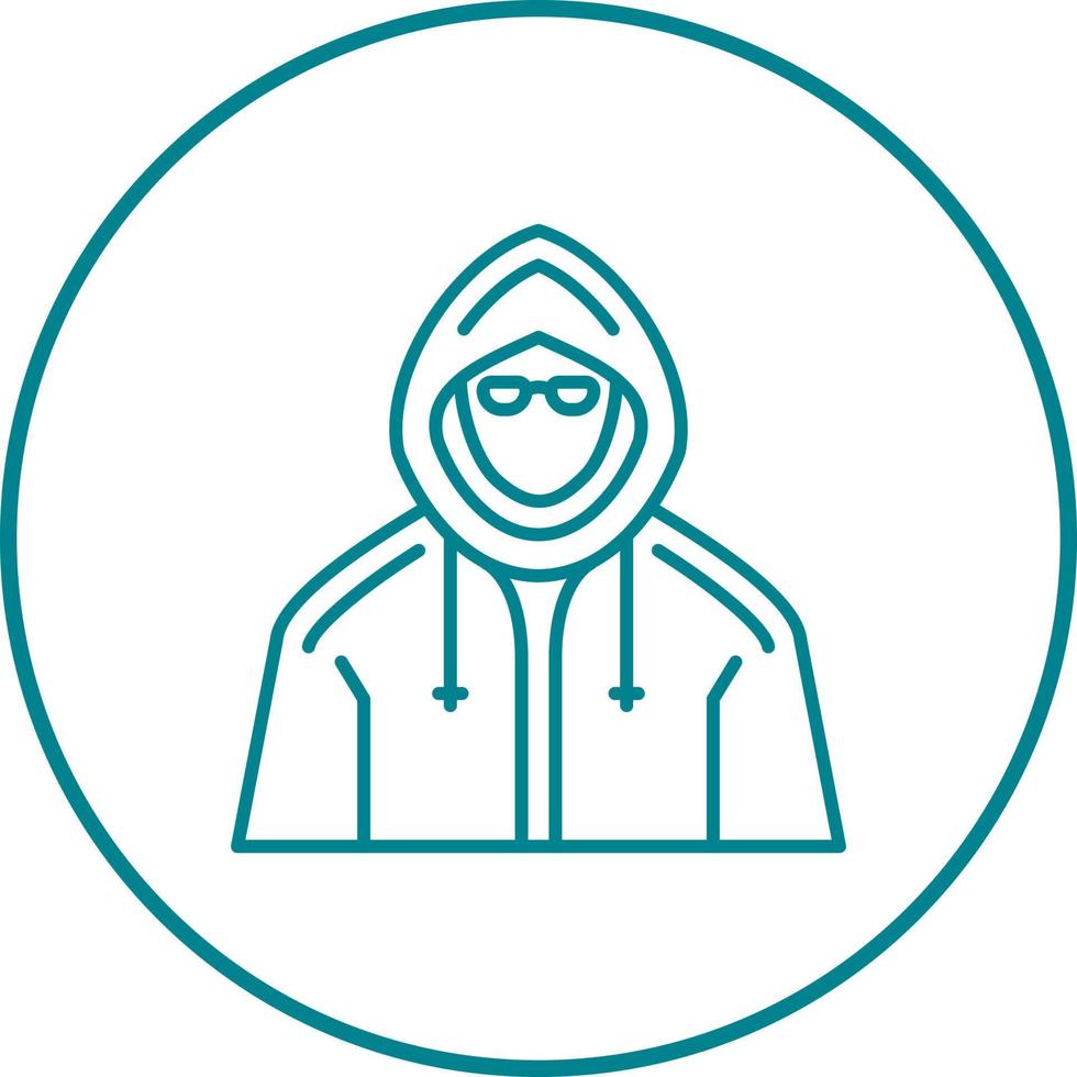 hacker vector pictogram