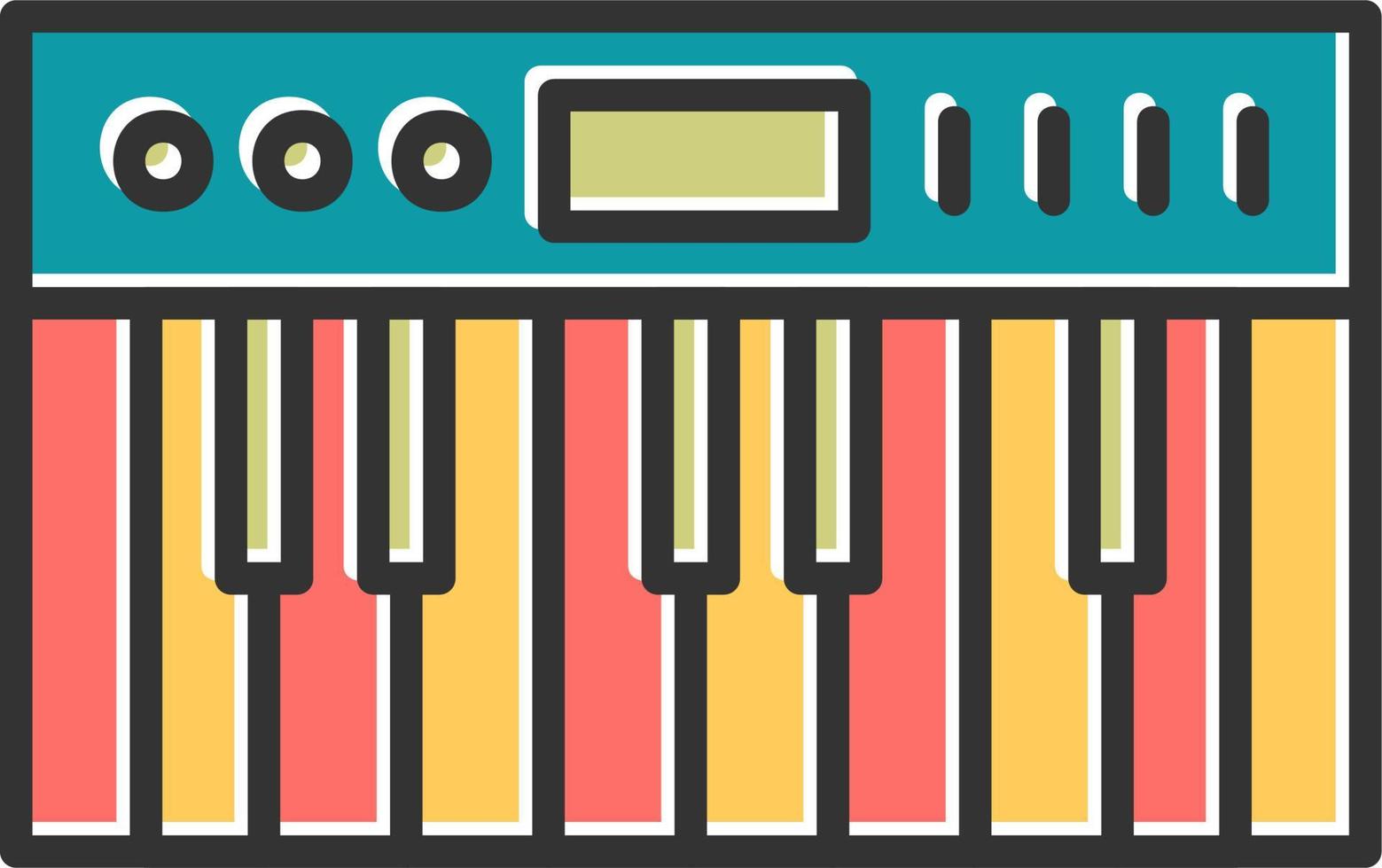 piano vector pictogram