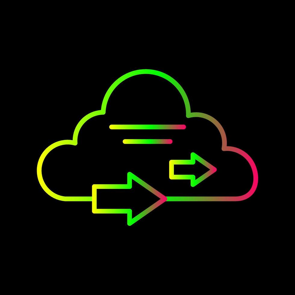 cloud computing vector icon