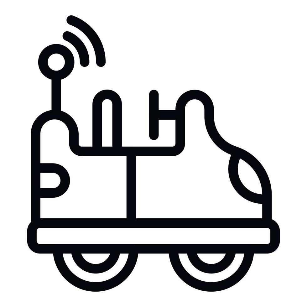 machine radio controle icoon schets vector. afgelegen controle vector