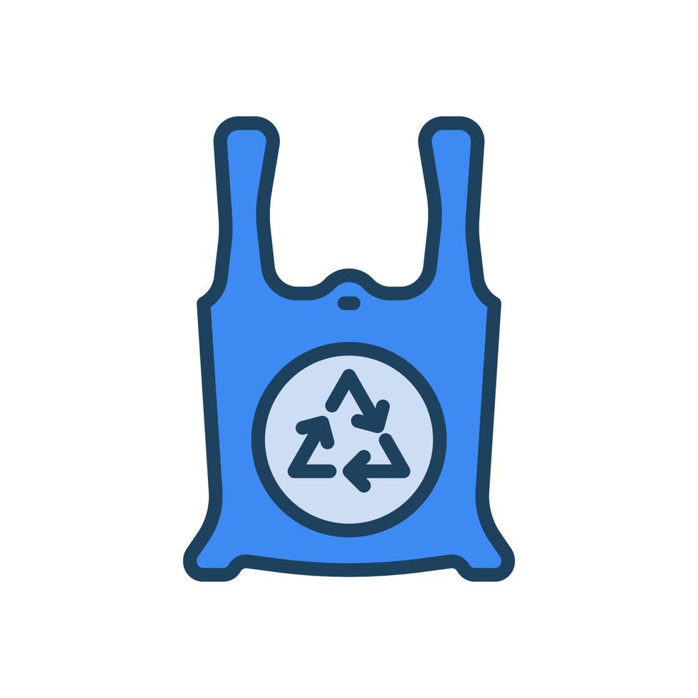 eco plastic zak icoon voor uw website ontwerp, logo, app, ui. vector