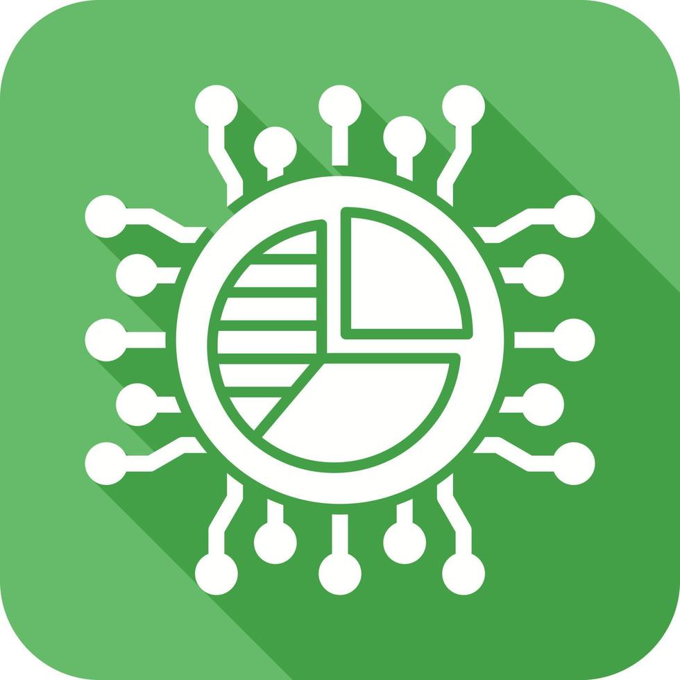 cirkeldiagram vector pictogram