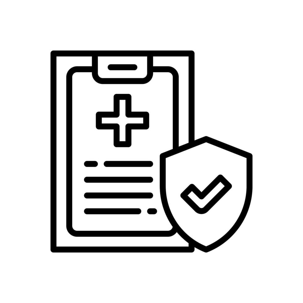 Gezondheid verzekering icoon voor uw website, mobiel, presentatie, en logo ontwerp. vector