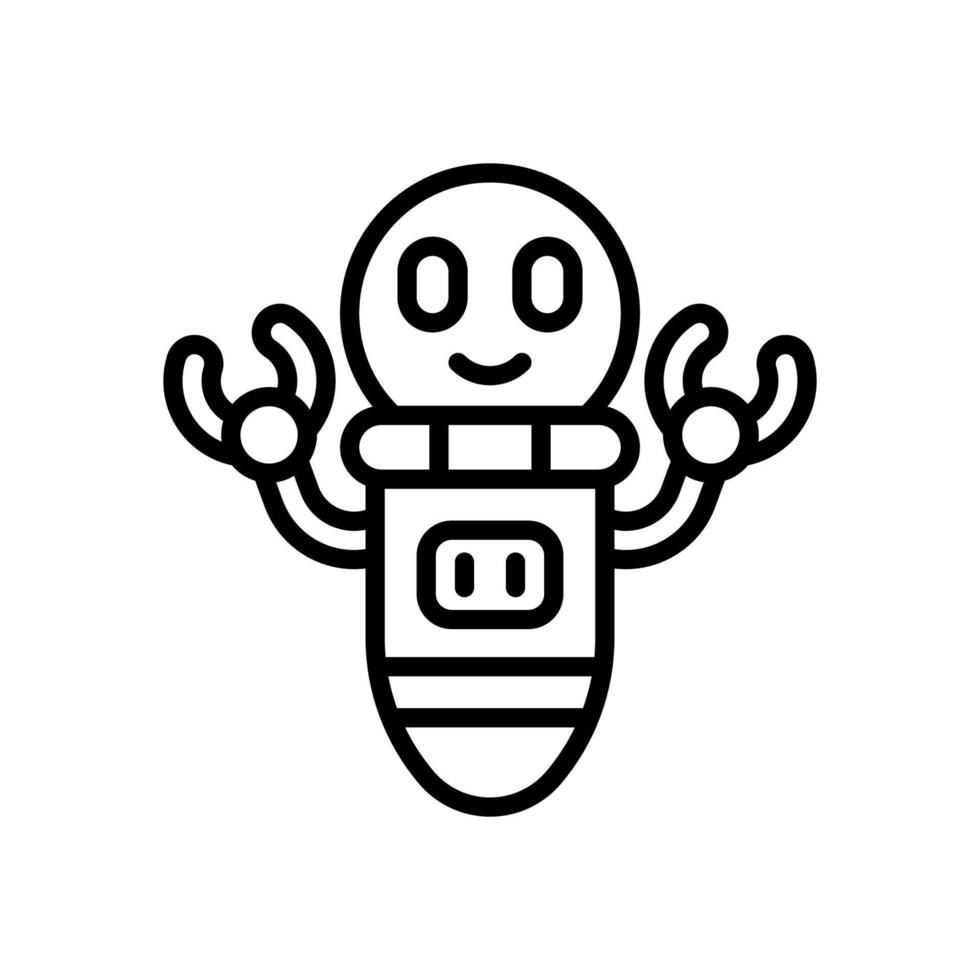 robot icoon voor uw website ontwerp, logo, app, ui. vector