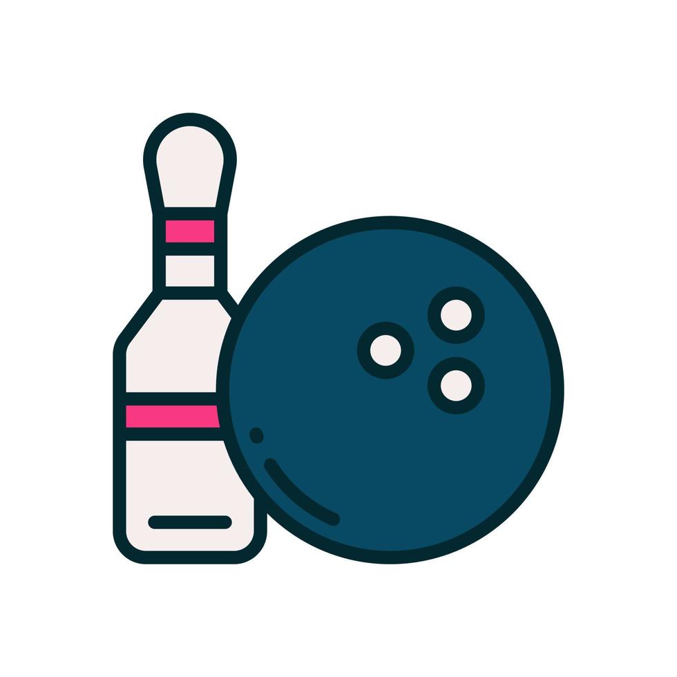 bowling icoon voor uw website, mobiel, presentatie, en logo ontwerp. vector
