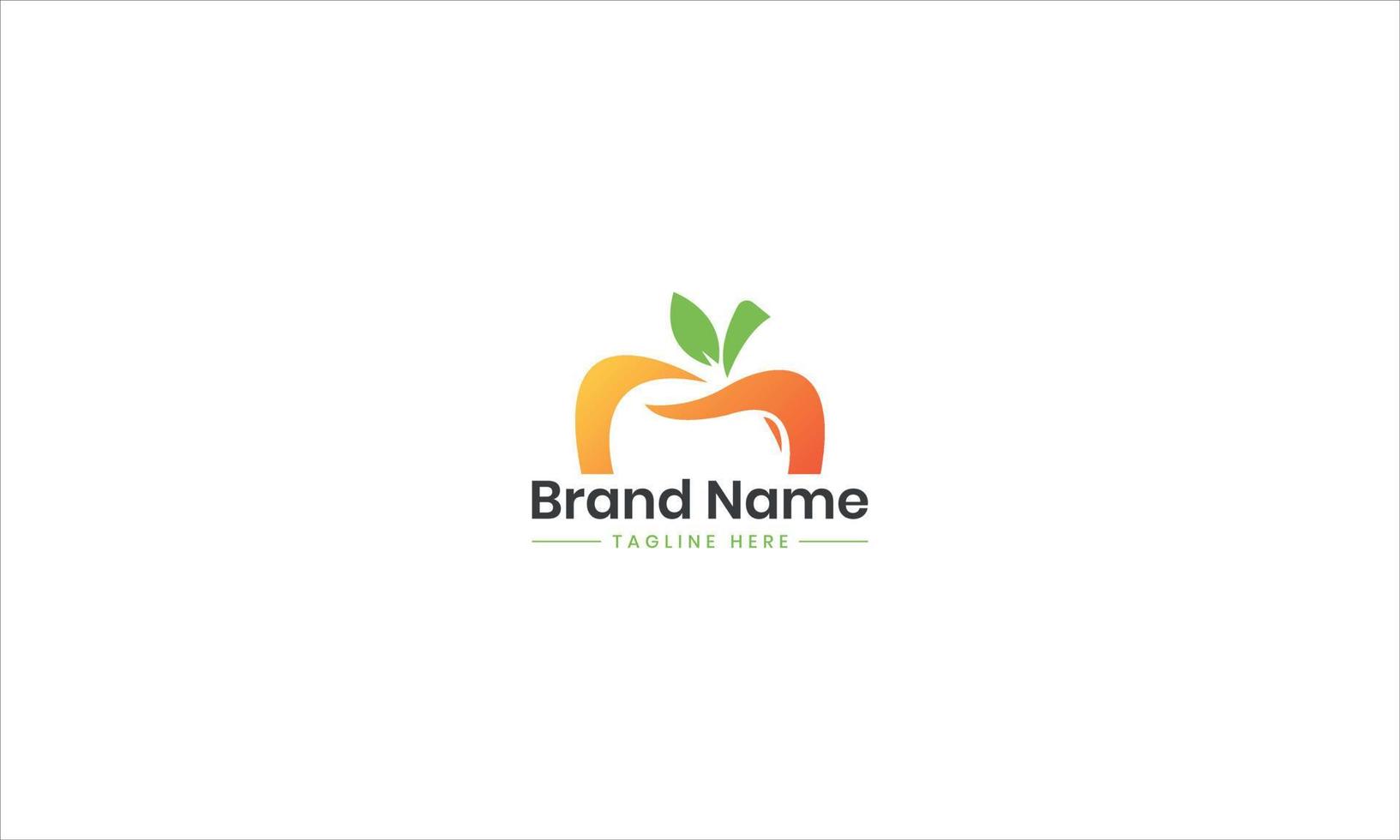 oranje fruit logo. pro vector