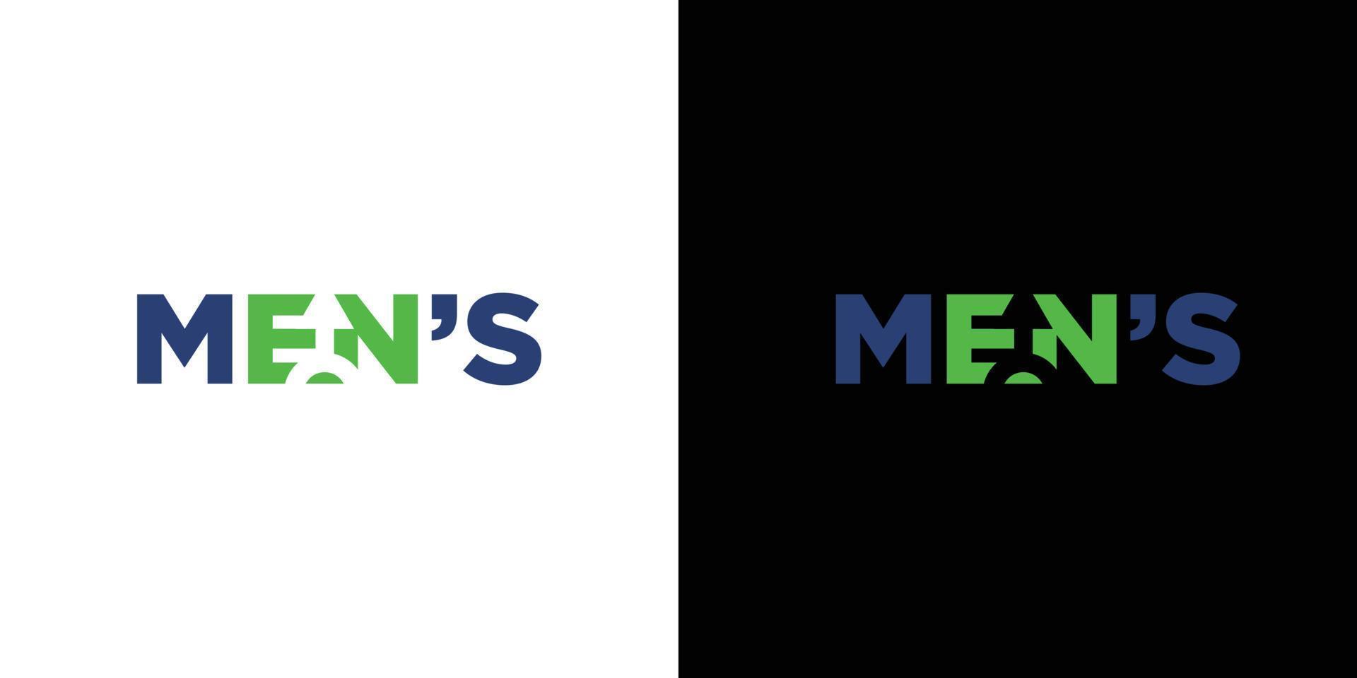 uniek en modern Mannen Gezondheid logo ontwerp vector