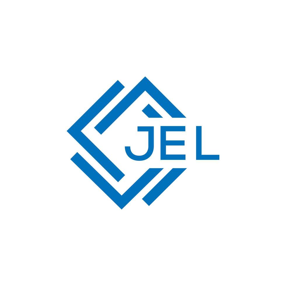 jel brief logo ontwerp Aan wit achtergrond. jel creatief cirkel brief logo concept. jel brief ontwerp. vector