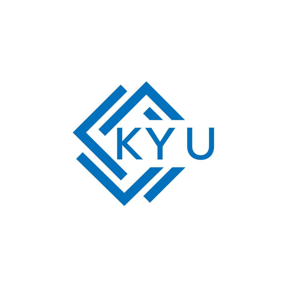 kyu brief logo ontwerp Aan wit achtergrond. kyu creatief cirkel brief logo concept. kyu brief ontwerp. vector