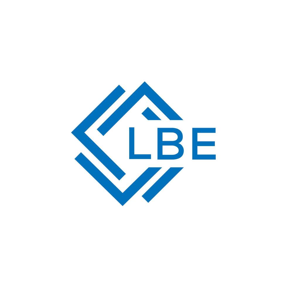 lbe brief logo ontwerp Aan wit achtergrond. lbe creatief cirkel brief logo concept. lbe brief ontwerp. vector