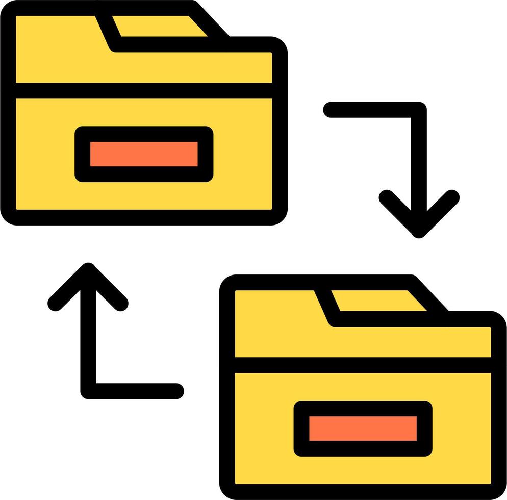 map sharing vector icoon