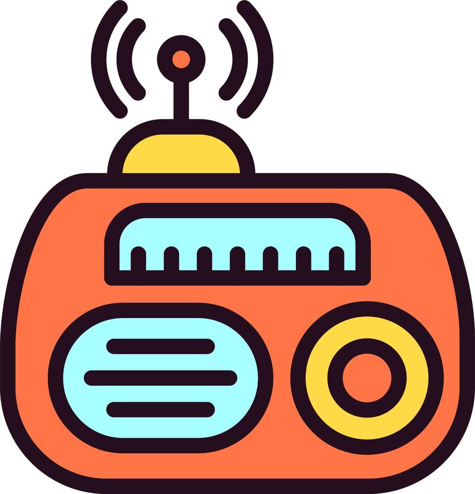 radio vector pictogram