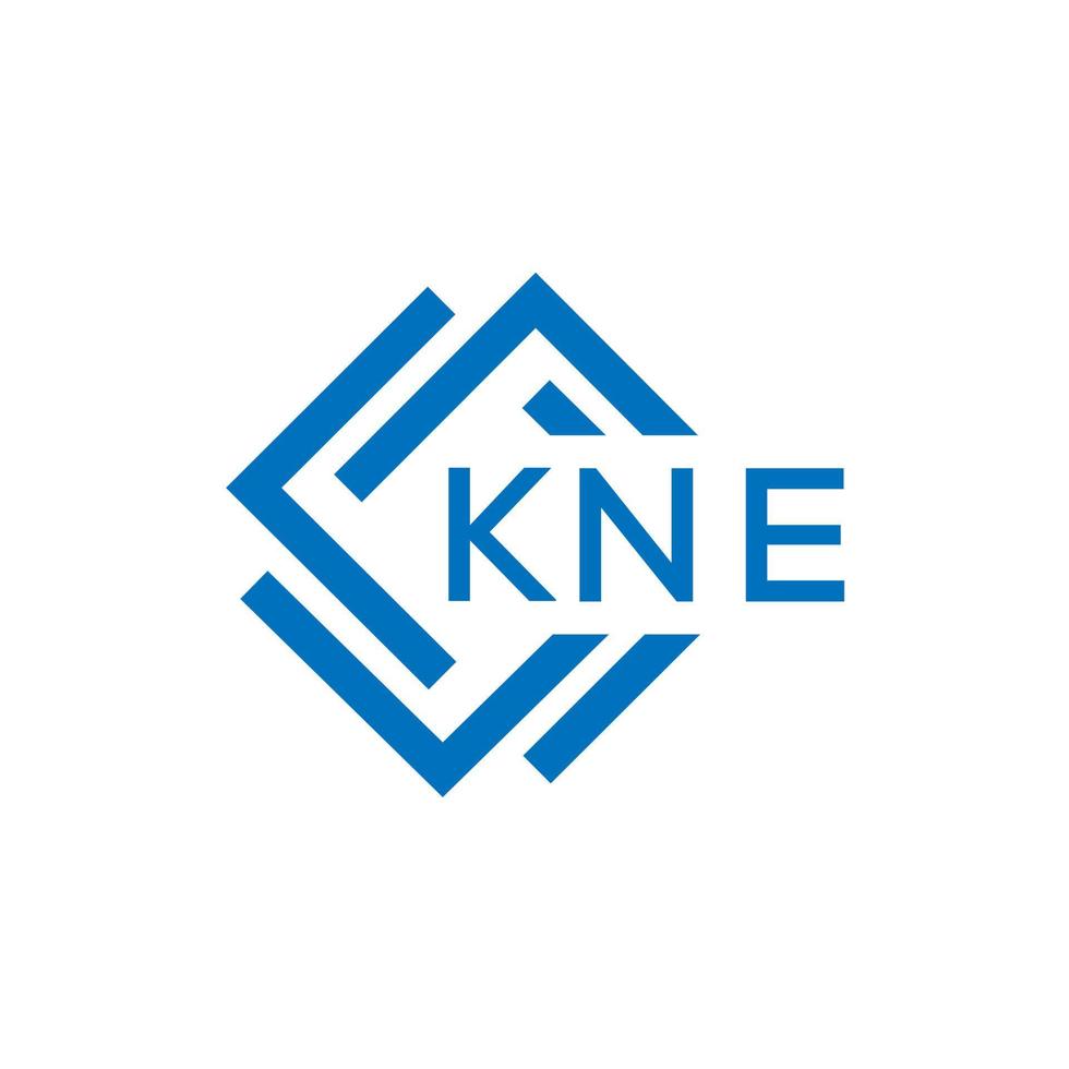 knie brief logo ontwerp Aan wit achtergrond. knie creatief cirkel brief logo concept. knie brief ontwerp. vector