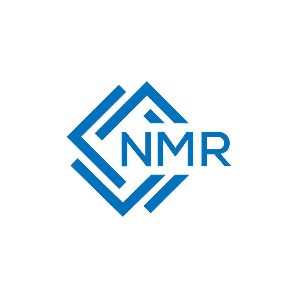 nmr brief logo ontwerp Aan wit achtergrond. nmr creatief cirkel brief logo concept. nmr brief ontwerp. vector