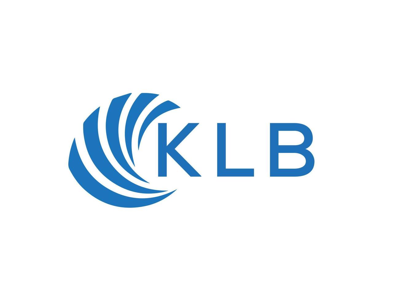 klb abstract bedrijf groei logo ontwerp Aan wit achtergrond. klb creatief initialen brief logo concept. vector