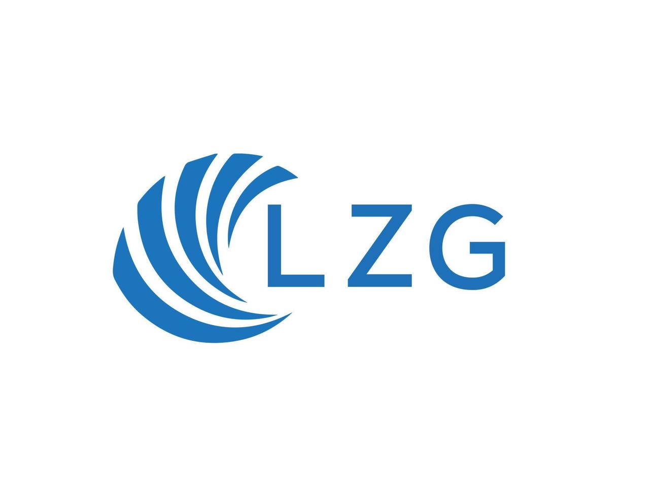 lzg abstract bedrijf groei logo ontwerp Aan wit achtergrond. lzg creatief initialen brief logo concept. vector