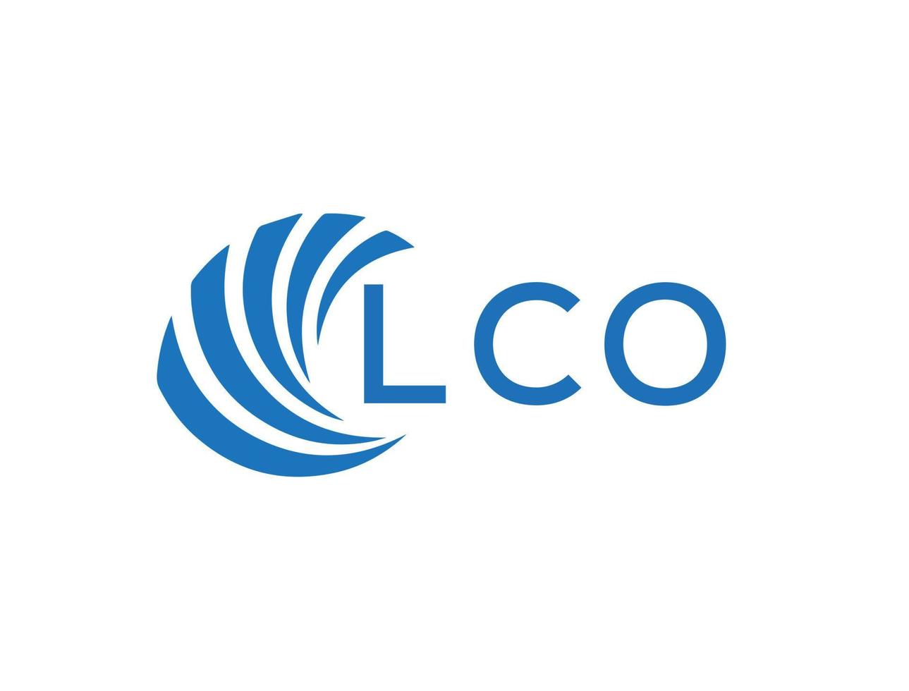 lco abstract bedrijf groei logo ontwerp Aan wit achtergrond. lco creatief initialen brief logo concept. vector