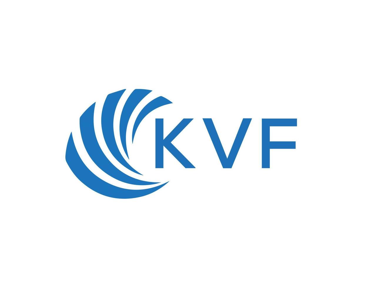 kvf abstract bedrijf groei logo ontwerp Aan wit achtergrond. kvf creatief initialen brief logo concept. vector