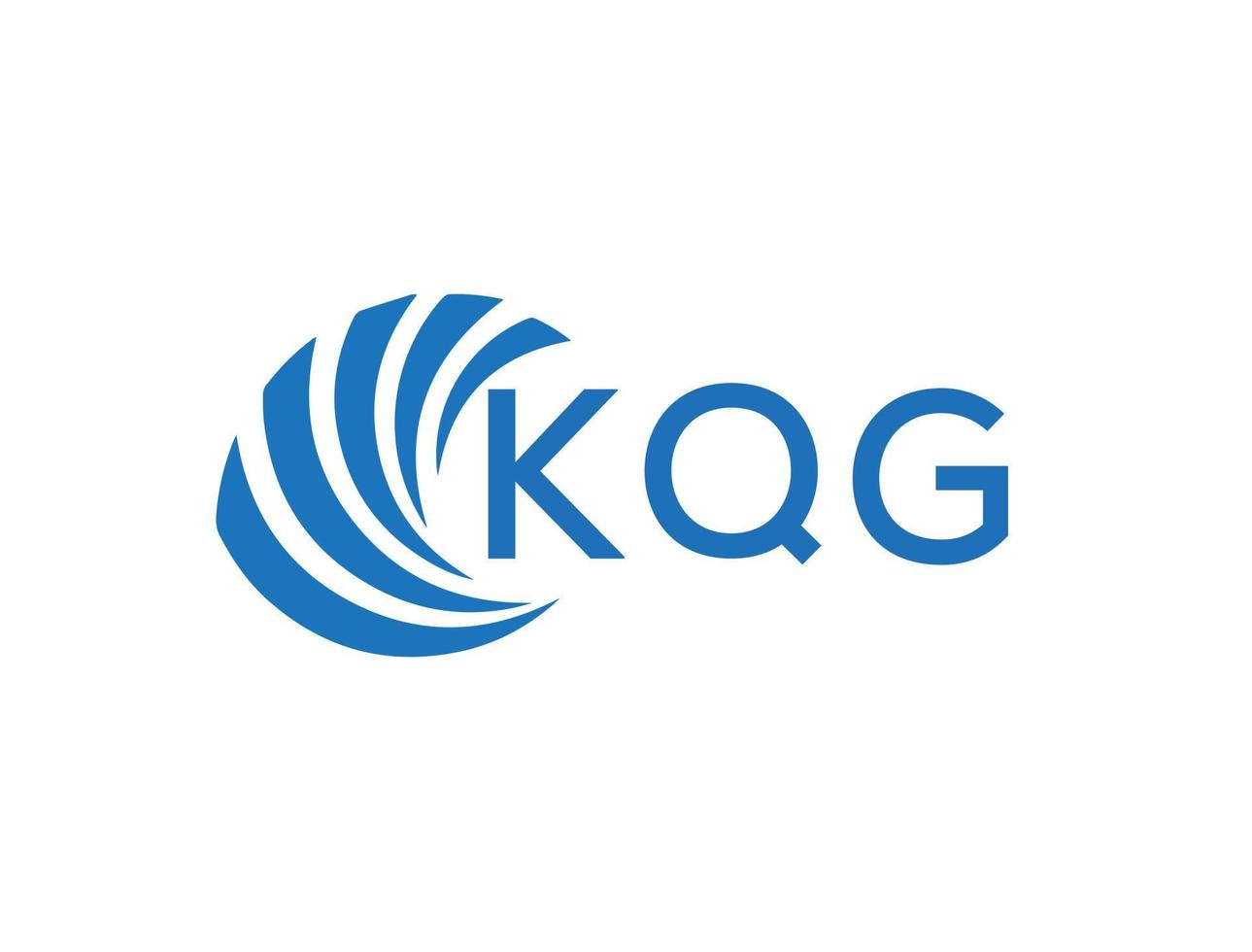 kqg abstract bedrijf groei logo ontwerp Aan wit achtergrond. kqg creatief initialen brief logo concept. vector
