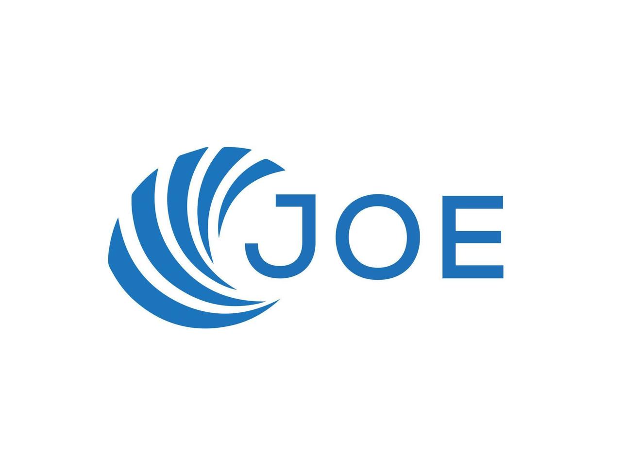 Joe abstract bedrijf groei logo ontwerp Aan wit achtergrond. Joe creatief initialen brief logo concept. vector