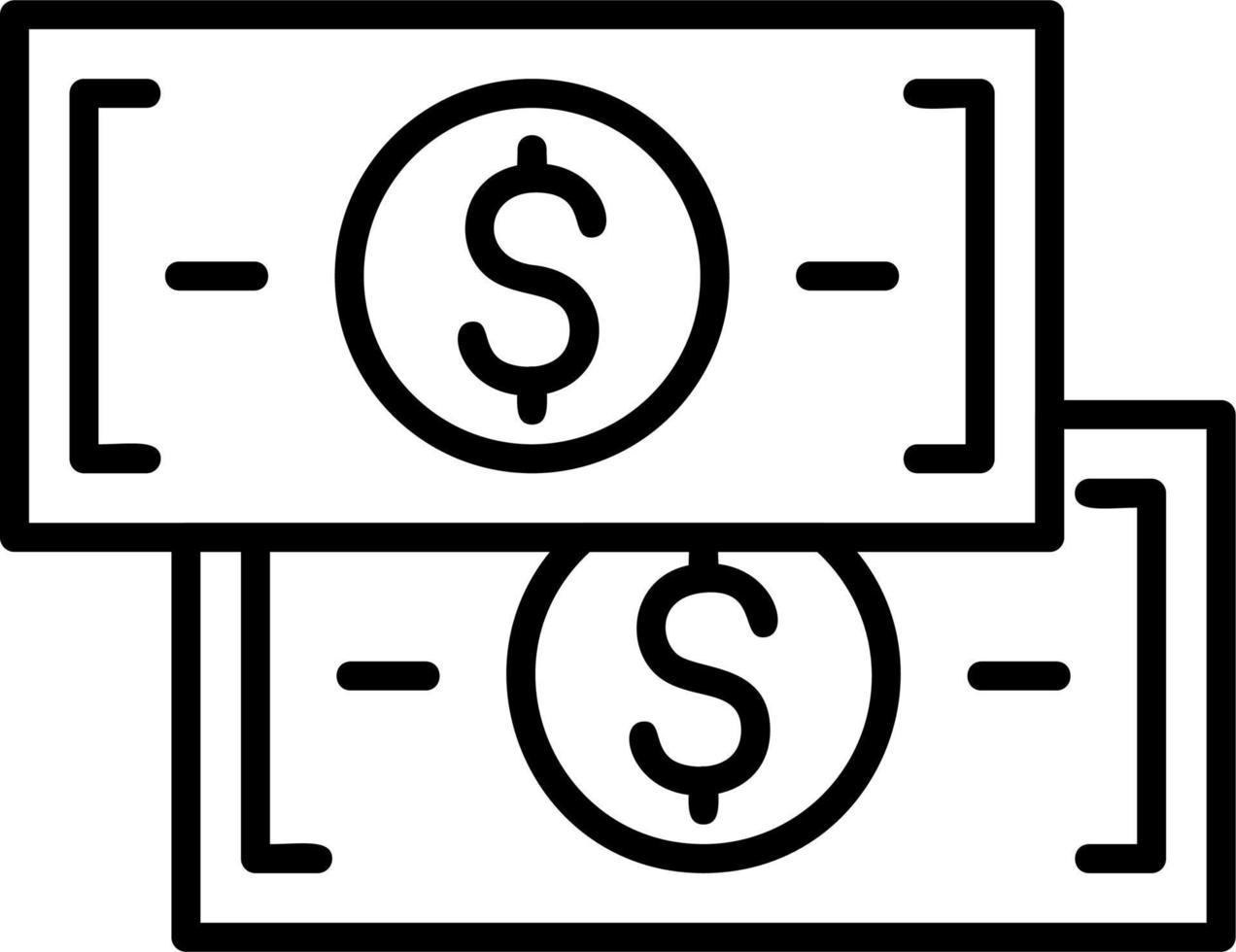 geld vector pictogram