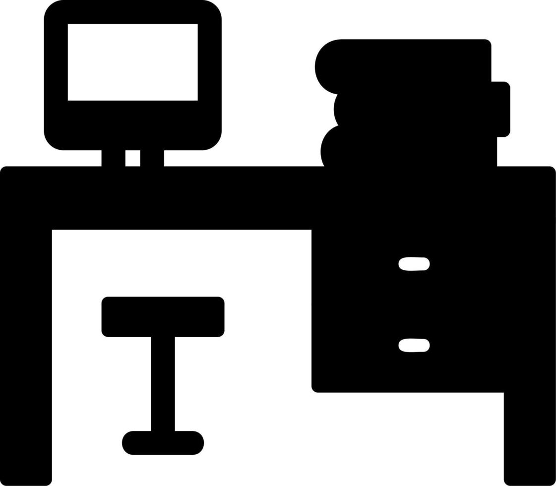 bureau vector pictogram