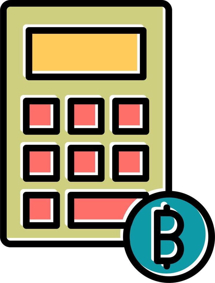 rekenmachine vector pictogram