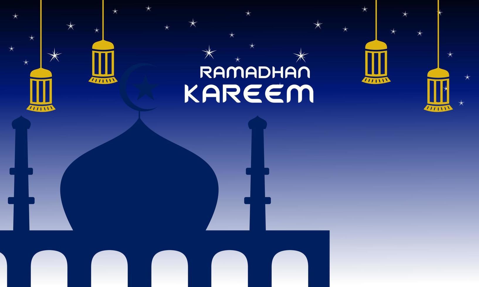 illustratie vector van ramdhan kareem mooi zo voor sjabloon, kaart of behang