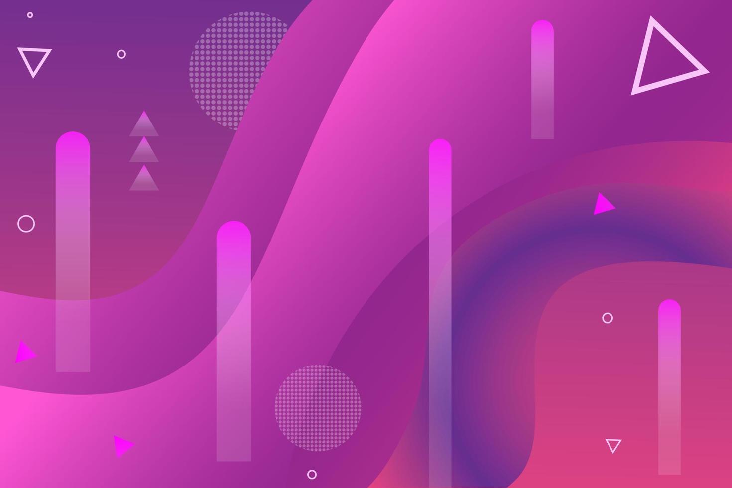 modern achtergrond futuristische helling vloeistof poster Hoes met modern kleur. donker Purper abstract meetkundig lijn sjabloon met mengsel vormen vector