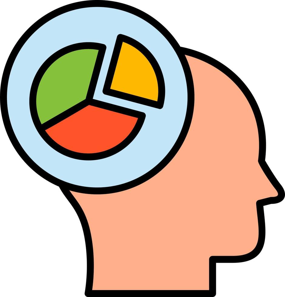 cirkeldiagram vector pictogram