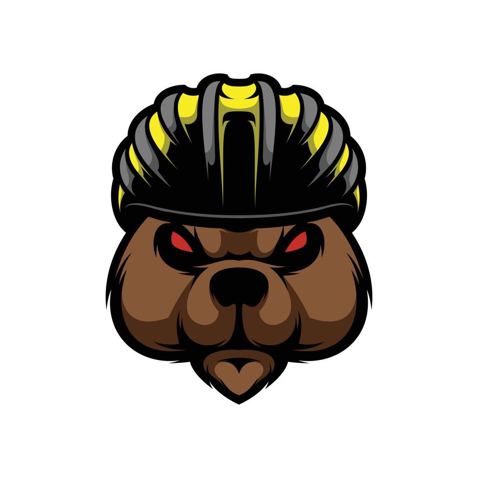 beer fiets mascotte ontwerp vector