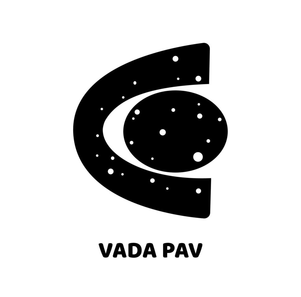 vadapav vector icoon
